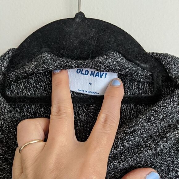 (Old Navy) Gray Faux Turtleneck Sweater XS - Picture 7 of 8